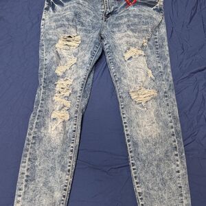 Hot Kiss Light Blue Denim Jeans
